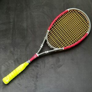 Harrow M-140 Squash Racquet Unisex 145g Red Gray Good Condition 380mm Balance
